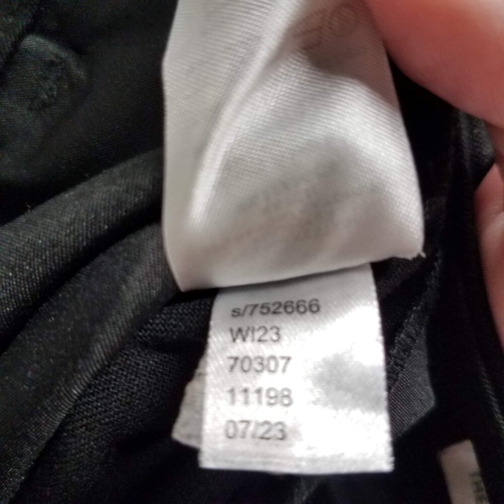 Ann Taylor LOFT The Peyton Trouser Black Bi-Stretch Womens 12 Wide Leg 35299479 - Picture 10 of 11